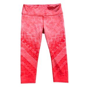 Alo Yoga Airbrush Poppy Casbah Crop Legging Small